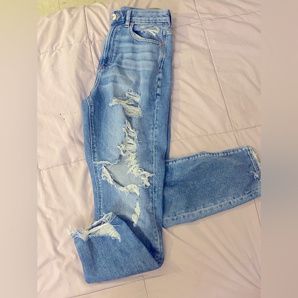 AEO mom jeans